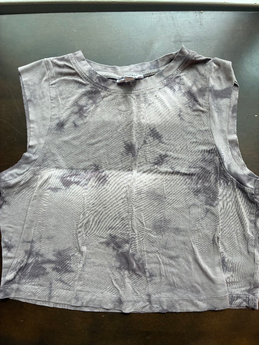 Joy Lab light brown tie-dye muscle tank